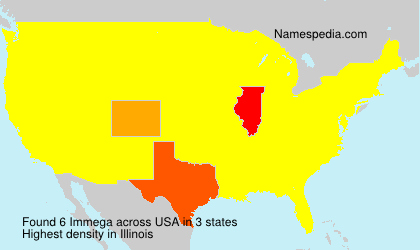 Surname Immega in USA Surname Immega in USA