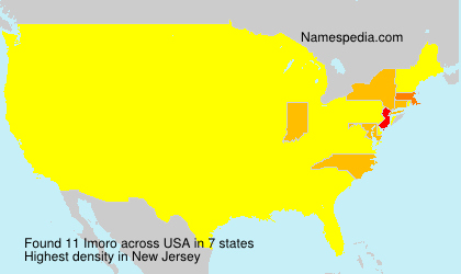Surname Imoro in USA Surname Imoro in USA