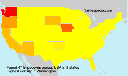 Surname Impecoven in USA Surname Impecoven in USA