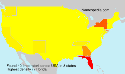 Surname Imperatori in USA Surname Imperatori in USA