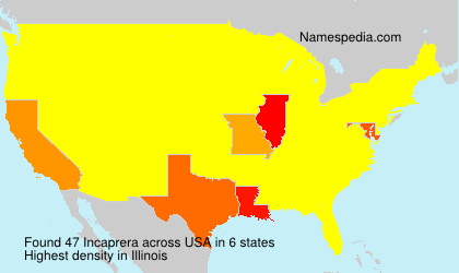 Surname Incaprera in USA Surname Incaprera in USA