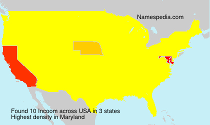 Surname Incoom in USA Surname Incoom in USA