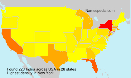Surname Indira in USA