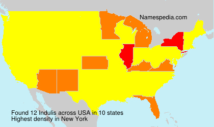 Surname Indulis in USA Surname Indulis in USA