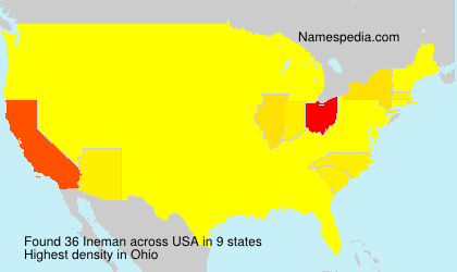 Surname Ineman in USA Surname Ineman in USA