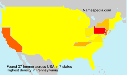 Surname Inemer in USA Surname Inemer in USA