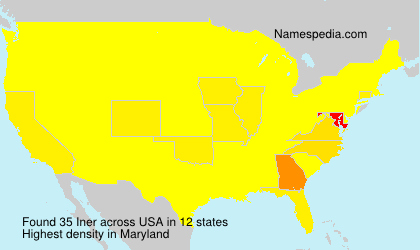 Surname Iner in USA Surname Iner in USA