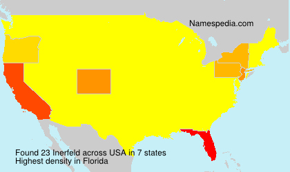Surname Inerfeld in USA Surname Inerfeld in USA