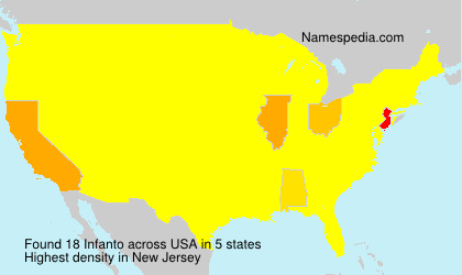 Surname Infanto in USA Surname Infanto in USA