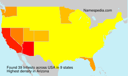 Surname Infiesto in USA Surname Infiesto in USA