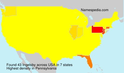 Surname Ingelsby in USA Surname Ingelsby in USA