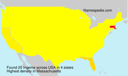 Surname Ingeme in USA Surname Ingeme in USA