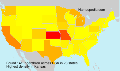 Surname Ingenthron in USA Surname Ingenthron in USA