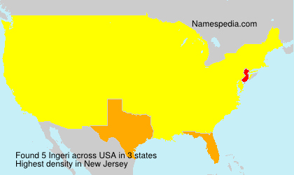 Surname Ingeri in USA Surname Ingeri in USA