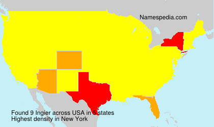 Surname Ingier in USA Surname Ingier in USA