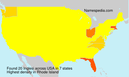 Surname Inglesi in USA Surname Inglesi in USA