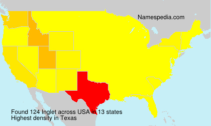 Surname Inglet in USA Surname Inglet in USA
