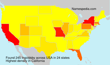 Surname Ingoldsby in USA Surname Ingoldsby in USA