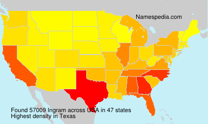 Surname Ingram in USA Surname Ingram in USA