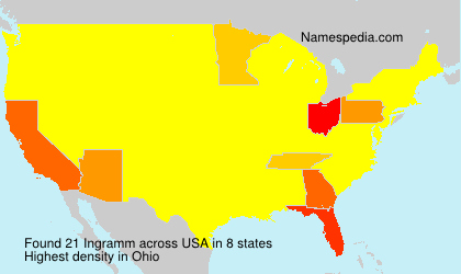 Surname Ingramm in USA Surname Ingramm in USA