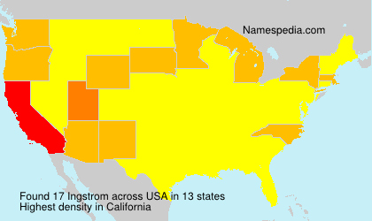 Surname Ingstrom in USA Surname Ingstrom in USA