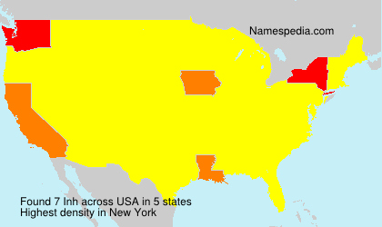 Surname Inh in USA Surname Inh in USA