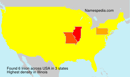 Surname Inion in USA Surname Inion in USA