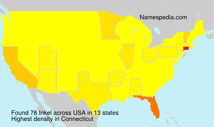 Surname Inkel in USA Surname Inkel in USA
