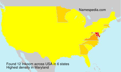 Surname Inkoom in USA Surname Inkoom in USA