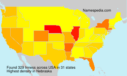 Surname Inness in USA Surname Inness in USA