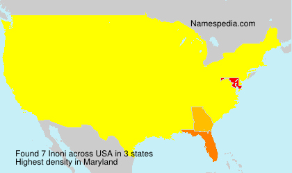 Surname Inoni in USA Surname Inoni in USA