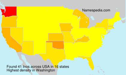 Surname Inos in USA Surname Inos in USA
