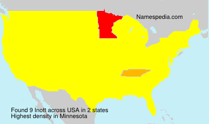 Surname Inott in USA Surname Inott in USA