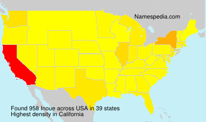 Surname Inoue in USA Surname Inoue in USA