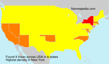 Surname Insan in USA Surname Insan in USA