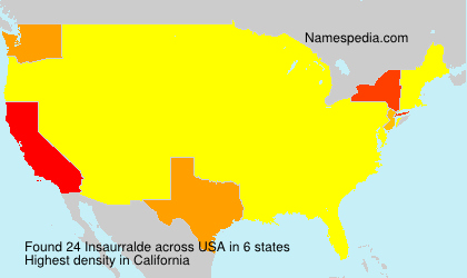 Surname Insaurralde in USA
