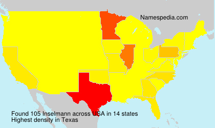 Surname Inselmann in USA Surname Inselmann in USA