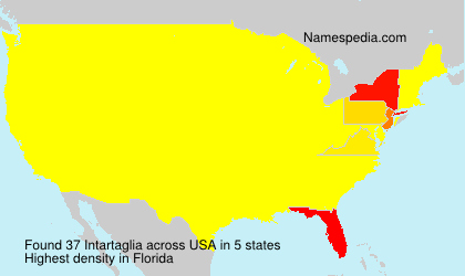 Surname Intartaglia in USA Surname Intartaglia in USA