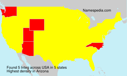 Surname Integ in USA Surname Integ in USA