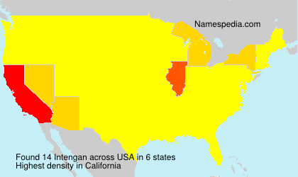 Surname Intengan in USA Surname Intengan in USA