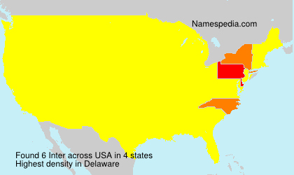 Surname Inter in USA Surname Inter in USA