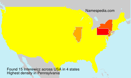 Surname Interewicz in USA Surname Interewicz in USA