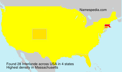 Surname Interlande in USA Surname Interlande in USA