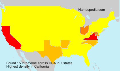 Surname Inthavone in USA Surname Inthavone in USA
