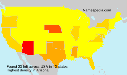 Surname Inti in USA Surname Inti in USA