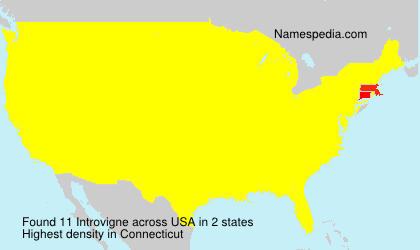Surname Introvigne in USA Surname Introvigne in USA