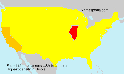 Surname Intud in USA Surname Intud in USA