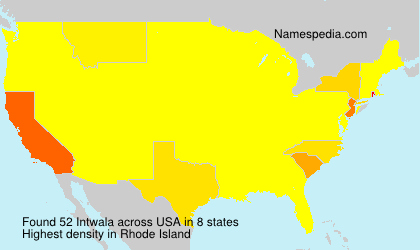 Surname Intwala in USA Surname Intwala in USA