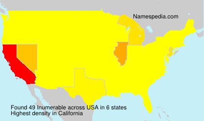 Surname Inumerable in USA Surname Inumerable in USA