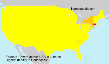 Surname Inzero in USA Surname Inzero in USA